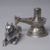 Silver Nandi Sculpture