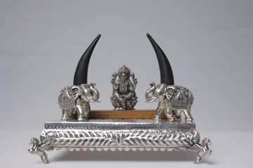 Gajanana Silver Idol