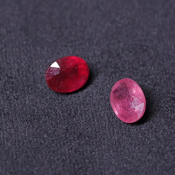 Crimson & Blush Sapphire Duo