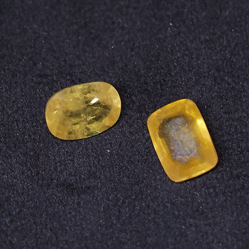 Golden Radiance Sapphire Duo