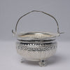 Ornate Silver Flower Basket