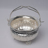 Ornate Silver Flower Basket