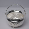 Ornate Silver Flower Basket