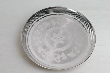 Floral Elegance Silver Plate
